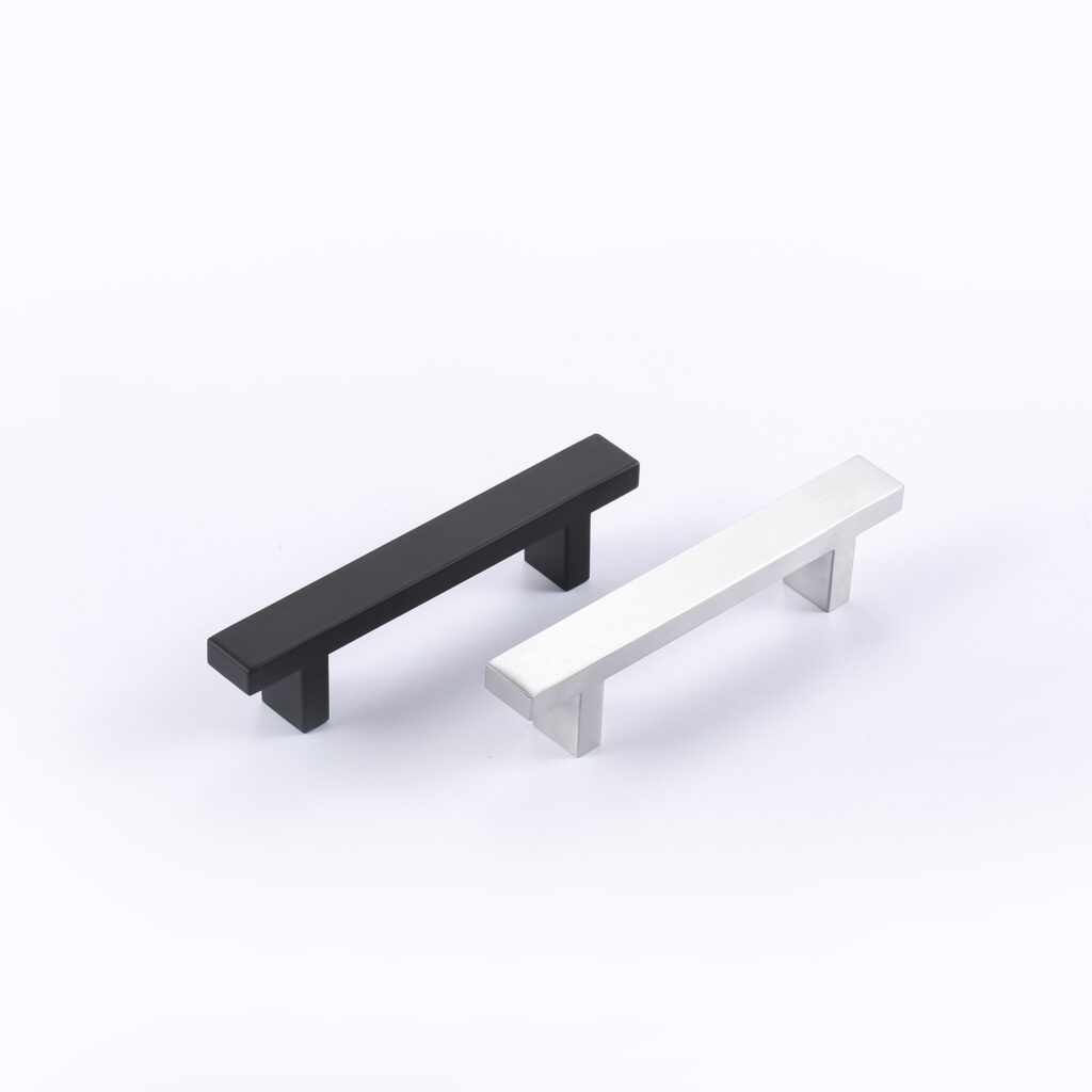 Cabinet Pulls with Screws Square Drawer Pull Stainless Steel Kitchen Door Cupboard Cabinet Handles X-009