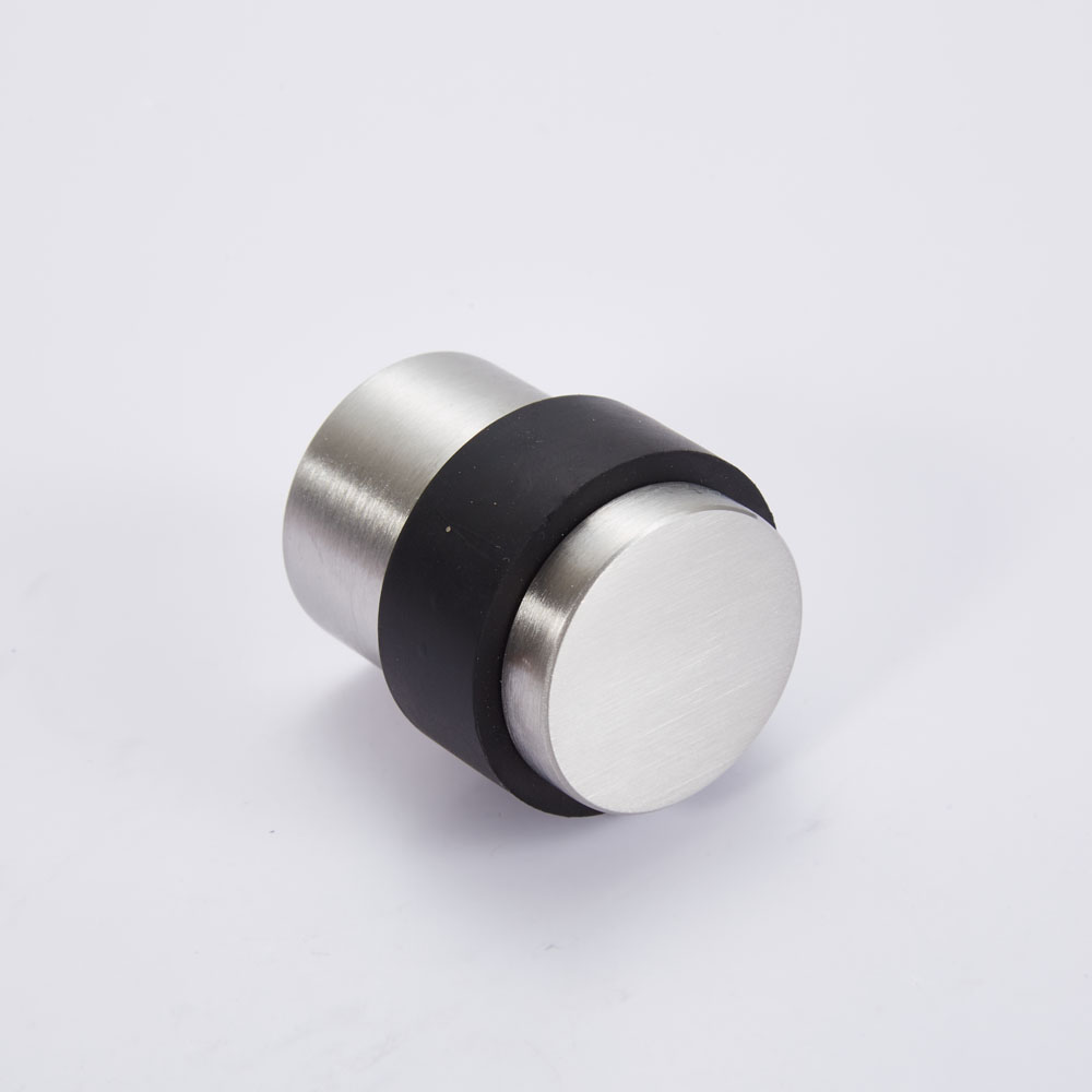 Wall Mounted Door Stop 304 Stainless Steel Durable Design Door Stoppers with Rubber Tip Wall Protection Rust-Resistant X-081