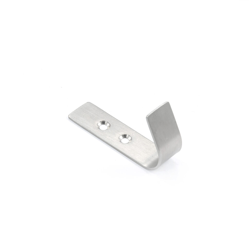 X-108S Stainless Steel L Shaped Coat Hooks Wall Mounted Single Metal Robe Hook for Hanging Towel, Utility Hooks for Bags, Hat, Cap, Scarf