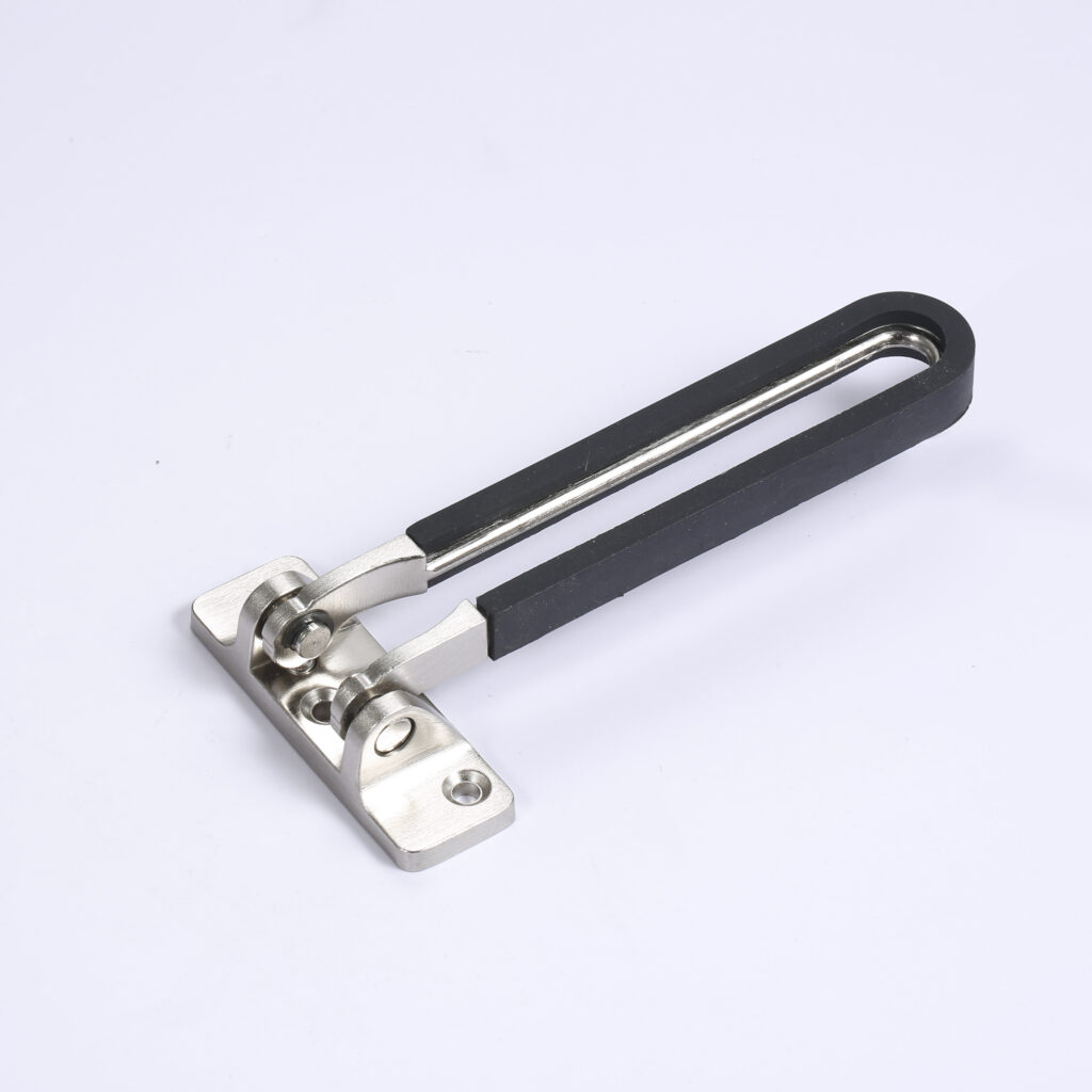 X-130 Zinc Alloy Door Guard Security Swing Bar Door Restrictors Lock Bolt to Protect Against Forceful Entry Intruders Front Door Lock