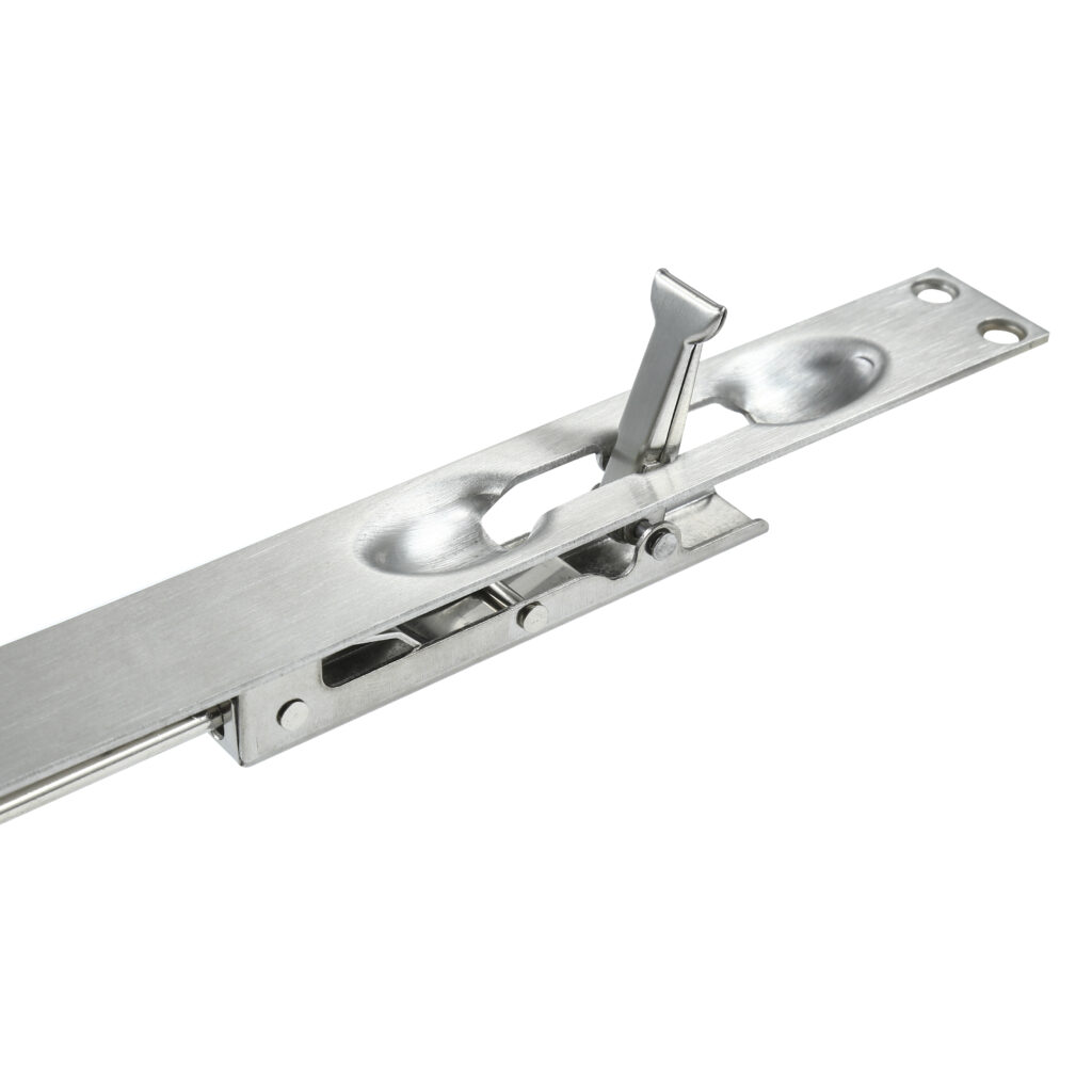 X-135 Flush Bolt French Door Lock Stainless Steel Concealed Bolt Latch for Double Sliding Patio Store Door